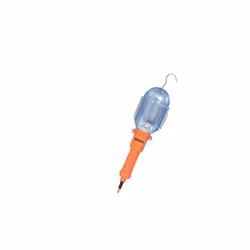 LAMPADA PORTATILE BRIXO CON CAVO Lampada con gancio e protezione in metallo zincato, 10 mt di cavo, lampadina max 60W, presa ...