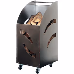 Il carrello porta legna " Tank" è pratico e maneggevole, la soluzione ideale per trasportare la legna senza fatica e tenere p ...