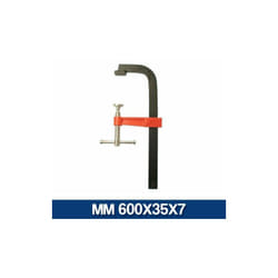 Strettoio stringente per falegname morsetto per legno professionale 20942V mm 600X35X7 (14706)