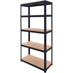 Scaffale In Kit 5 Piani Brixo H.180 Black 150