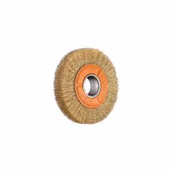 In acciaio ottonato ondulato Ø 150 mm. Fili Ø 0.30 mm. Foro: Kit di riduzione per alberi di diametri diversi (16/20/25 mm.) - ...