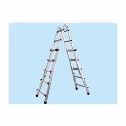 In alluminio estruso, base allargata per la massima stabilita', ganci in acciaio rivestito, cerniera automatica professionale ...