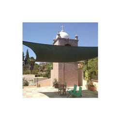 Fraschetti - Vela ombreggiante rettangolare 4x6 Verde - giardino telo copertura tenda