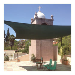 Fraschetti - Vela ombreggiante rettangolare 3x4 Verde - giardino telo copertura tenda