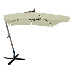 Ombrellone decentrato in legno 300x300 palo mm.62x62 arredo esterno piscina - Fraschetti