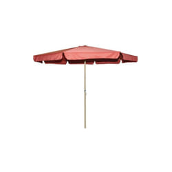 Fraschetti - Ombrellone in alluminio tondo con bordo 350cm Salmone Garden Deluxe Collection