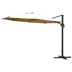 Ombrellone alluminio decentrato premium d.350 arredo giardino piscina - Fraschetti