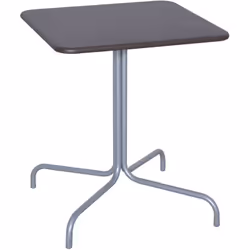 TAVOLO BISTROT Struttura in acciaio. Dimensioni 60x60xH70 cm Art. 20955 colore MOKA; Art. 20959 colore NERO.