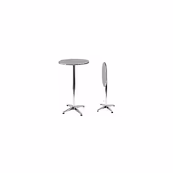 Codice: FR-531845 Marca: GENERICO. Tavoli Bar Alu Round Up reclinabile Struttura in alluminio, reclinabile. Dimensioni Ø60xH1 ...