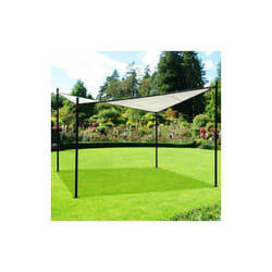 Fraschetti - gazebo vela da giardino 3,5X3,5 in acciaio con telo farfalla antipioggia (50289)