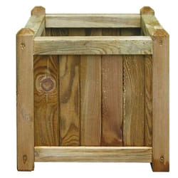 Lasa fioriera a diamante in legno di pino autoclavato 40 x 40 x h 40 cm