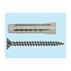 Fraschetti - Tasselli con Vite Brixo bsx 6 s - l. mm. 30 - vite 4x30 - Conf. 100 pz