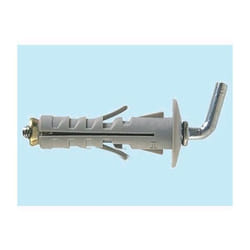 Tasselli Nylon Brixo gancio corto BSB 12 - L. mm 42 - L. ganc. mm. 12 - cf.100pz