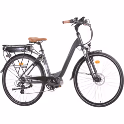 i-Bike Urban 600 Grigio Alluminio 28" 25 kg Ioni di Litio