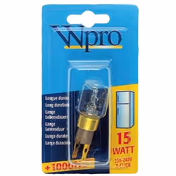 Wpro LRT009, 15 W, 1000 h, Trasparente, 230 - 240V, 1 pz