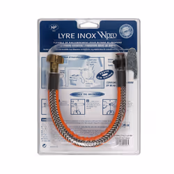 Wpro TNL035, Tubo del gas, Whirlpool, Acciaio inox, Metallico, 1 pz