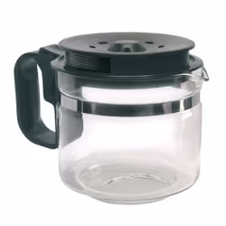 Wpro UCF100, Da versare sulla macchina del caffè, Nero, Trasparente, Vetro temperato, 15 tazze, Termoplastica, Plastica, Acci ...