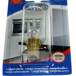 Wpro LFO135, Lampadina, Whirlpool, Vetro, Trasparente, 27 mm, 27 mm