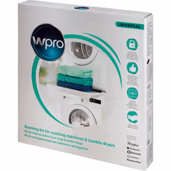 Wpro SKS101 Kit Sovrapposizione universale con ripiano scorrevole - Vista aggiuntiva 4