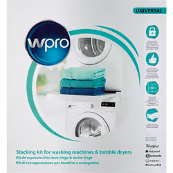 Wpro SKS101 Kit Sovrapposizione universale con ripiano scorrevole - Vista aggiuntiva 5