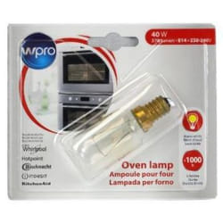 Wpro LFO136 accessorio e componente per forno Trasparente Vetro Lampadina