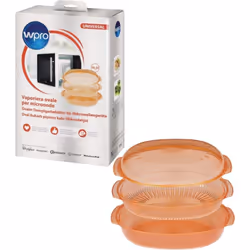 Piatto a vapore (2,5 litri), Cook a vapore per forno a microonde W-Pro 484000008885. Dimensioni: 340 x 220 x 135 mm.