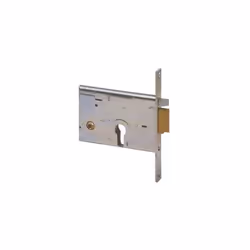 CARATTERISTICHE Per fascia di profilati Scrocco autobloccante Cilindro sagomato non in dotazione SPECIFICHE TECNICHE Entrata ...