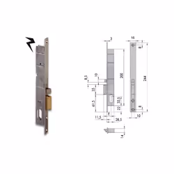 Cisa 14020-18-1 Serratura Elettrica Infilare Cil Ov Dx- SPECIFICHE DEL PRODOTTO -14020.18 dx