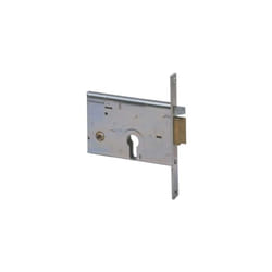 Cisa - serratura metallo infilare elettrica 14350 • b.q zinc f.mm 16 f.sagom+scr+f h.mm 77 e.mm 90