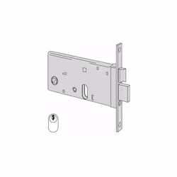 CISA 44461 SERRATURA SERRATURE PER PORTE PORTA DA INFILARE A FASCIA Serie 44461 ambidestra Caratteristiche tecniche: • Altezz ...