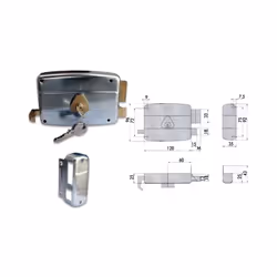Cisa 50421-70-1 Serratura Applicare Cil Fis Dx- SPECIFICHE DEL PRODOTTO -50421.70 dx