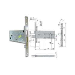 Cisa - 57357-100 Serratura Scrocco