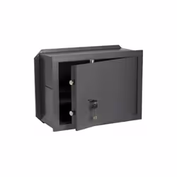 CASSAFORTE MURALE CISA A CHIAVE 82010.51 Frontale monoblocco in acciaio spessore 10 mm. con taglio laser tra cornice e sporte ...