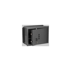 Cisa - cassaforte con chiave e combinazione meccanica art. 82210 mm 420x250x300h,2 cat. orizz.,2 cat.