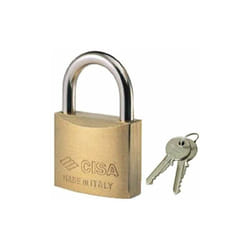 Cisa - Lucchetto Ottone Mm 40 Kc Chiave Uguale 22010