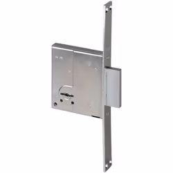 2 Mandate. Scatola e frontale con rivestimento in zinco. Catenaccio e borchia interna in acciaio. Altezza scatola 93 mm. Larg ...