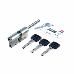 Cilindri Cisa astral-Sigillo in Ottone Nichelato Con Lamelle Elevata Resistenza al Bumping Cifratura a 10 perni Su 2 File 3 C ...