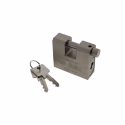 art. 2855L.66.0 corpo monoblocco e piastrino di protezione in acciaio carbonitrurato resistente alla corrosione. Arco in acci ...