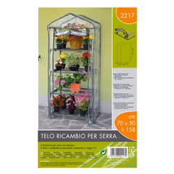 Telo ricambio per serra (70 x 50 x h 158 cm)