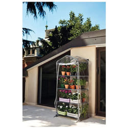 Verdemax - serra da giardino azalea con 4 ripiani , 70x50x158 cm