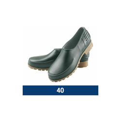 Verdemax - scarpe da giardino orto terreno in pvc con tacchetto verde carrarmato (33807V) 40 (38872)
