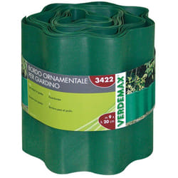 Verdemax - bordo ornamentale 9METRI x 20CM giardino siepe orto