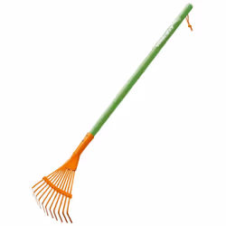 Verdemax 4055, Rastrello per foglie, Verde, Arancione, Verde, 85 cm, 190 mm