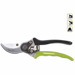 Scopri le Forbici da Giardino By-pass Verdemax: taglio preciso con lama in acciaio cromato e impugnatura ergonomica. Ideali p ...