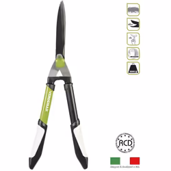 Tagliasiepe lame ondulate cm62 VerdemaxErgonomico e leggero rende facile il taglioAcciaio teflon di alta qualità Caratteristi ...