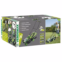 Verdemax RS20 Tagliaerba a spinta Batteria Nero, Verde - Vista aggiuntiva 4