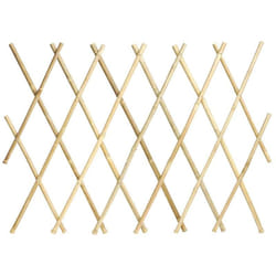 Verdemax - Traliccio Estensibile Bamboo - Naturale - 1,8 x 0,9 m