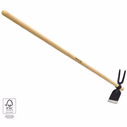 Ideale per orto e giardinoIn acciaio forgiatoCon occhio tondo Ø 27 mmDimensione zappa cm 8 x 27Manico in legno di faggio cert ...