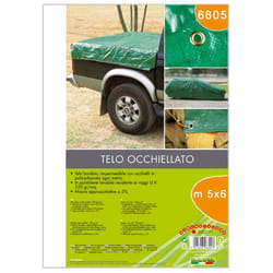Telone occhiellato copritutto verde 120 gr metri 5x6