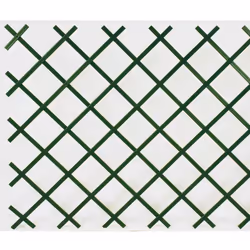 Traliccio estensibile in PVC verde, ideale per giardini e balconi, misura 1x1 m. Perfetto per supportare piante rampicanti e ...